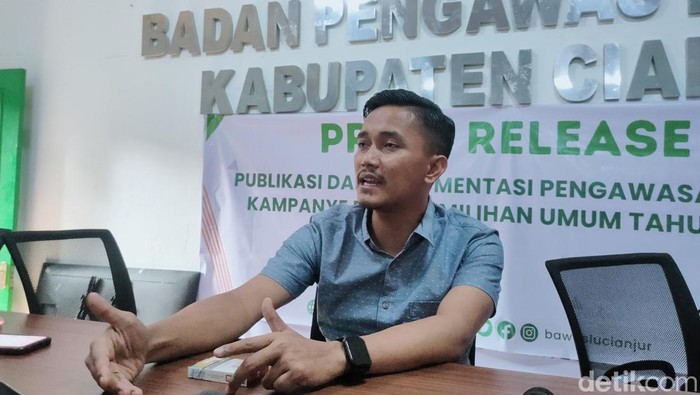 Koordinator Divisi Penanganan Pelanggaran dan Datin Bawaslu Cianjur Yana Sopyan
