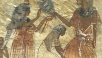 Ruang pemakaman ini akan dijadikan tujuan wisata baru yang penting di Luxor, menawarkan serangkaian lukisan dan prasasti yang dilukis secara detail dan berwarna-warni.Foto: (Kementerian Pariwisata dan Kepurbakalaan Mesir)