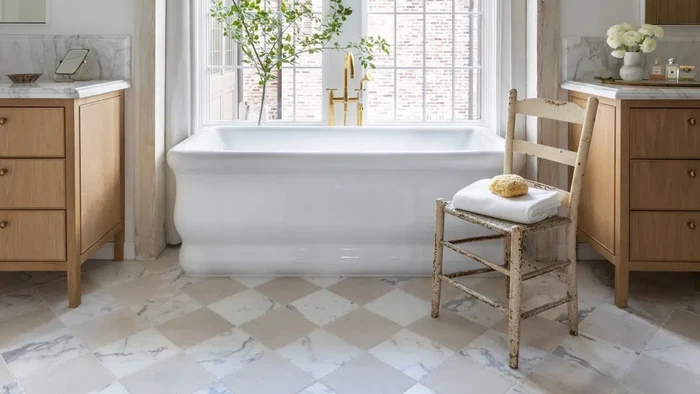 Marmer (Julie Soefer/Marie Flanigan Interiors) via Homes & Gardens