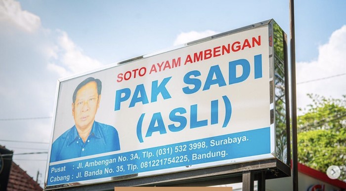 Pak Sadi, Pendiri Soto Ayam Ambengan Legendaris Tutup Usia