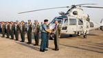 Satgas Maritime Task Force TNI Konga XXVIII Tiba di Tanah Air
