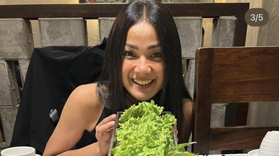 Selain Olahraga, Nirina Zubir Juga Hobi Makan Menu Sehat