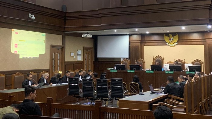 Sidang kasus dugaan suap Hasbi Hasan (Mulia/detikcom)