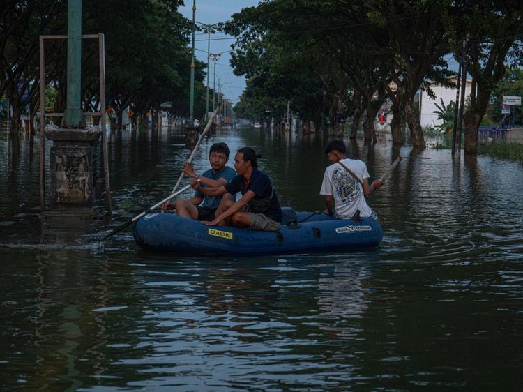 Banjir di Jalur Pantura Demak-Kudus Berangsur Surut