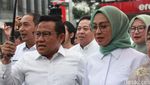 Cak Imin Tiba di TPS 023 Kemang Bareng Anak-Istri