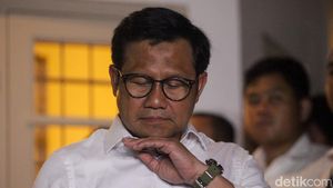 Ekspresi Tak Biasa Cak Imin Saat Hitung Cepat Tertinggal Jauh