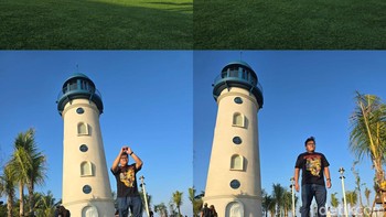 Kira-kira empat foto ini kalau digabungkan jadi apa ya? Foto: Adi Fida Rahman/detikINET