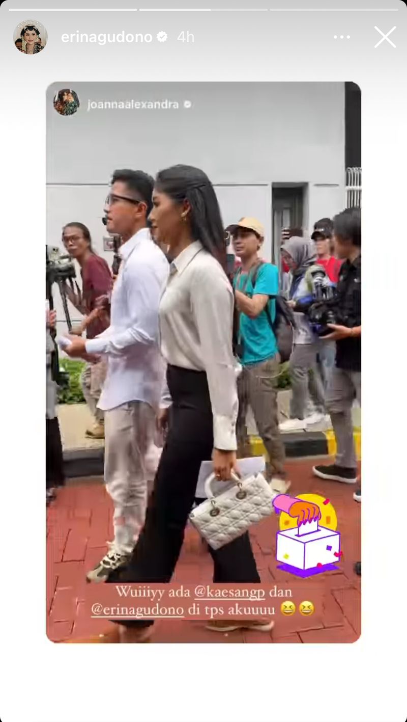 Gaya Erina Gudono Coblos