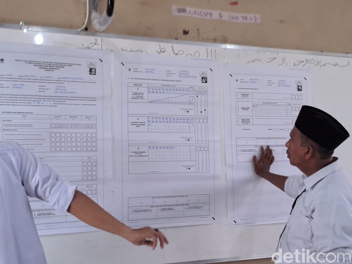 Hasil Rekapitulasi suara Pilpres 2024 di TPS 26 Denanyar