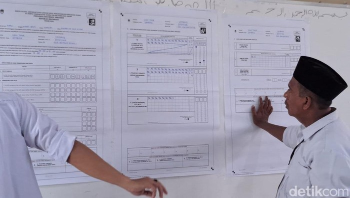 Hasil Rekapitulasi suara Pilpres 2024 di TPS 26 Denanyar