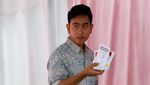 Giliran Gibran Nyoblos di TPS 34 Manahan Solo