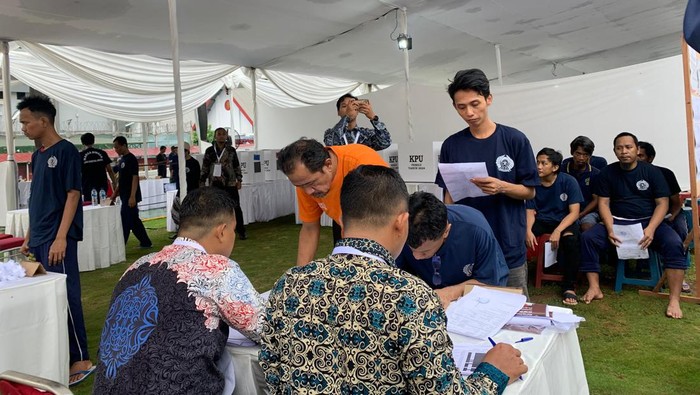 Intip TPS di Lapas Khusus Narkotika Cipinang, Napi Antusias Nyoblos
