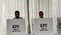Saat itu Inul dan Adam tampak sangat percaya diri dengan pilihan mereka. Keduanya mengaku sudah memiliki pilihan yang sama. Foto: Pingkan/detikHOT