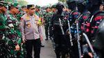Momen Kompak Panglima TNI-Kapolri, Pastikan Hari Pencoblosan Aman