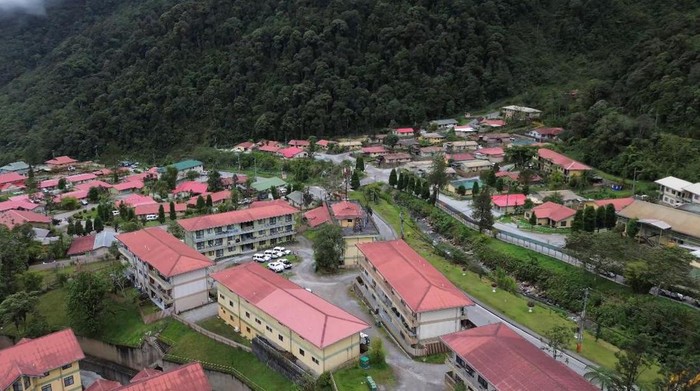 Komplek pemukiman karyawan PT Freeport Indonesia