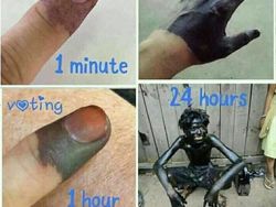 Meme Kocak Nyoblos Pilkada Diguyur Tinta