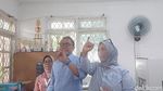 Gaya Menteri Ekonomi Jokowi Nyoblos: Pakai Kemeja Hitam hingga Biru Muda