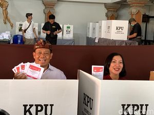 Nyoblos Perdana, Pj Gubernur Bali Merasa Lega: Semua Terbaik