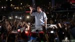 Momen Prabowo Tinggalkan Istora, Pendukung Histeris Rebutan Salaman