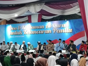 Malam Jelang Pemilihan, TKN Gelar Doa Bersama Kyai-Habaib di Kertanegara