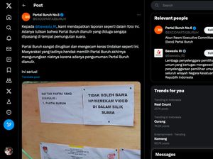 Partai Buruh Posting soal Masuk Daftar Anulir, Bawaslu Persilakan Lapor