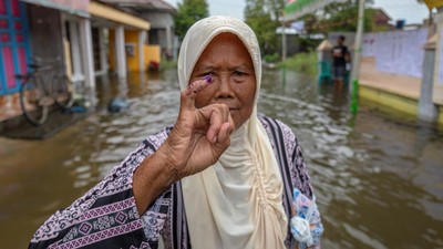 Pilu Pemilu Demak yang Terendam Banjir