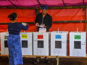 Real Count KPU Pileg DPR 51,28%: PDIP 16,43%, Golkar 14,64%, Gerindra 12,71%