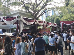 Suasana Kediaman Prabowo Subianto