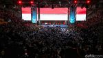 Potret Istora Senayan Membiru Saat Pidato Prabowo-Gibran