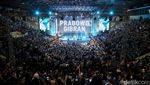 Potret Istora Senayan Membiru Saat Pidato Prabowo-Gibran