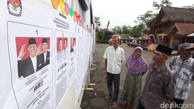 Potret Pemilu 2024 di Kampung Naga Tasikmalaya, Rabu (14/2/2024).