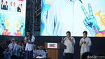 Potret Prabowo-Gibran Pidato Kemenangan Hasil Quick Count
