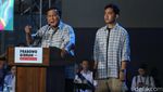 Potret Prabowo-Gibran Pidato Kemenangan Hasil Quick Count