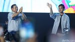 Potret Prabowo-Gibran Pidato Kemenangan Hasil Quick Count