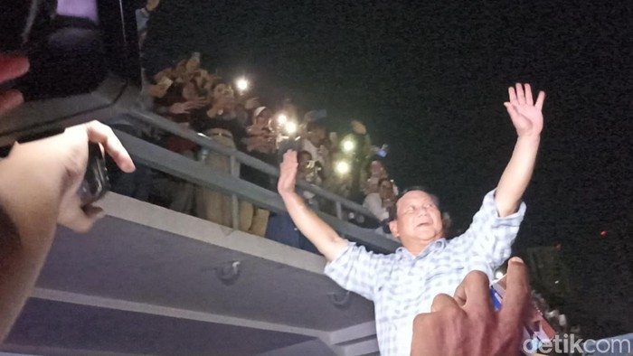Prabowo Subianto tinggalkan Istora Senayan