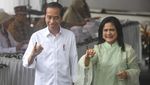 Jokowi Nyoblos di TPS 10 Kelurahan Gambir
