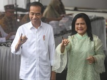 Jokowi Nyoblos di TPS 10 Kelurahan Gambir