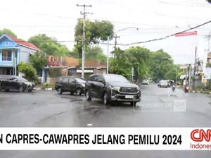 Rombongan Ganjar Pranowo Naik Mobil Ini ke TPS 11 Lempongsari