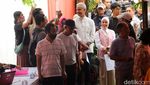 Semringah Ganjar Nyoblos di TPS 11 Gajahmungkur Semarang