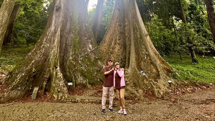 Sri Mulyani rayakan Valentine di Pohon Jodoh, Kebun Raya Bogor