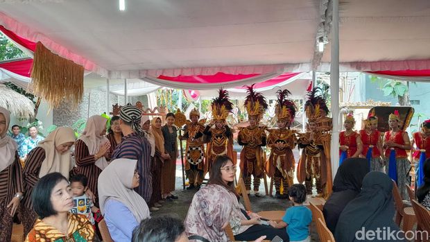 Suasana di TPS 46 Kampung Njawani, Kelurahan Banjarsari, Solo, Rabu (14/2/2024).
