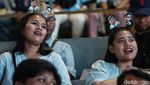 Suasana Terkini Nobar Quick Count Prabowo-Gibran di Istora