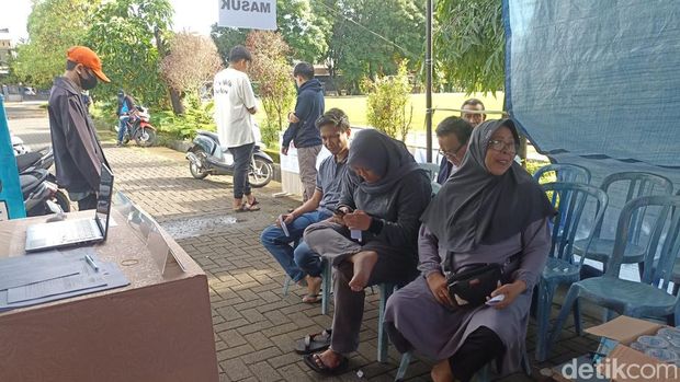 Suasana TPS 25, Kelurahan Biring Romang, Manggala, Makassar.