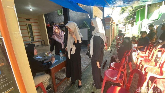 Suasana TPS 31 di Kecamatan Panakkukang, Makassar.