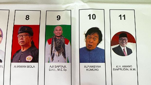 Surat Suara DPD Jawa Barat Pemilu 2024 dari @wirashalci
