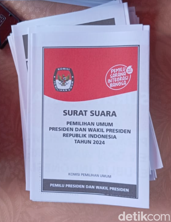 Surat suara pemilu 2024
