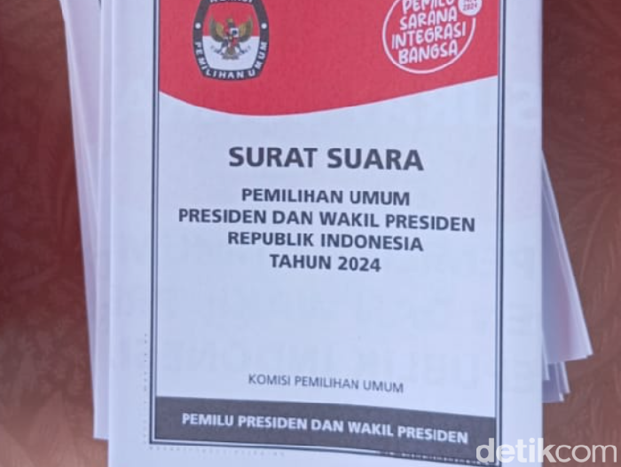 Surat suara pemilu 2024