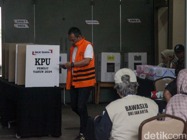 Tahanan KPK Ikut Nyoblos, Begini Momennya