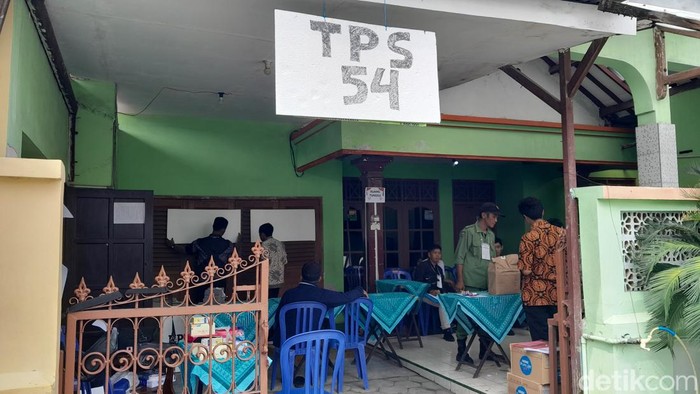 TPS 54 di Desa Cemani, Sukoharjo, tempat ustaz Abu Bakar Baasyir mencoblos untuk kali pertama, Rabu (13/2/2024).
