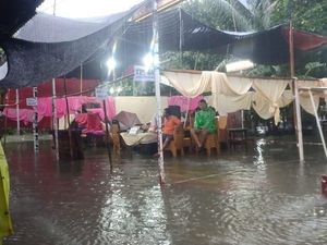 Diguyur Hujan Lebat, 34 TPS di Jakarta Tergenang